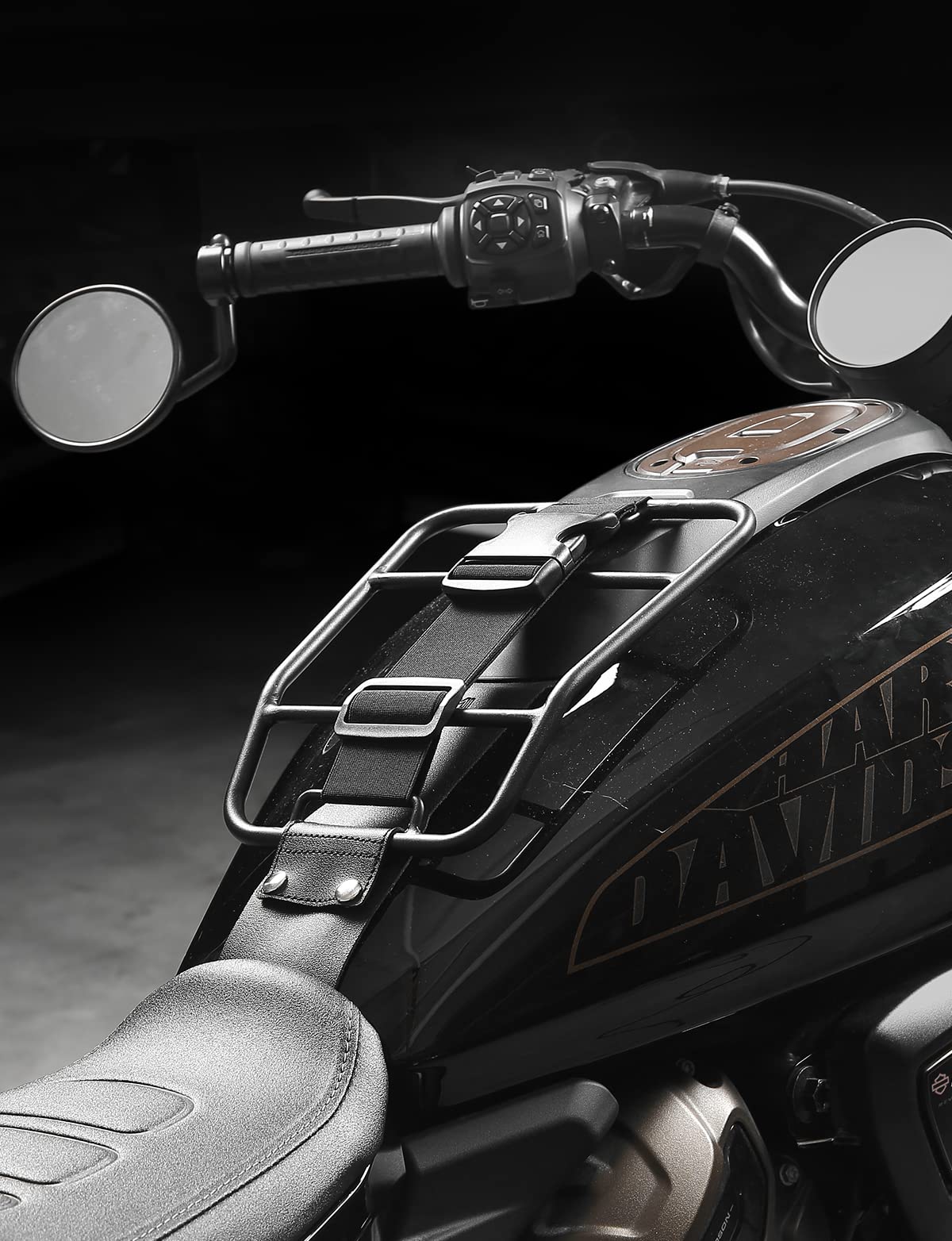 KEMIMOTO Motorcycle Tank Luggage Rack Compatible with Sportster S